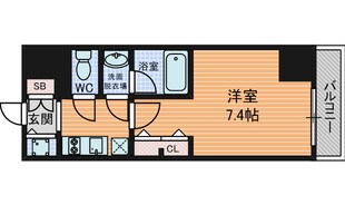 レオンコンフォート北浜の物件間取画像